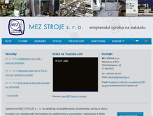 Tablet Screenshot of mezstroje.cz